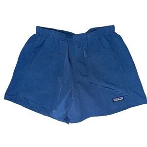 Patagonia Men’s Size S Navy Blue Outdoor Hiking Logo Casual Baggies Shorts